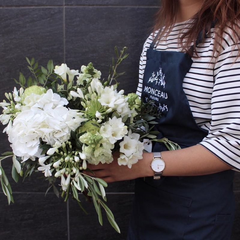bouquet avec réserve d'eau