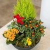 coupe de plantes de deuil livraison funérarium crématorium ou retrait boutique Monceau Fleurs Nantes